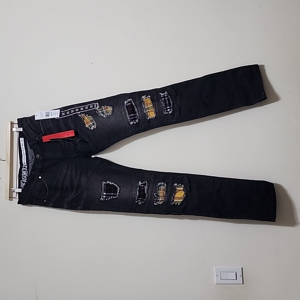 Reason Terrance Slim Fit Distressed Jeans
